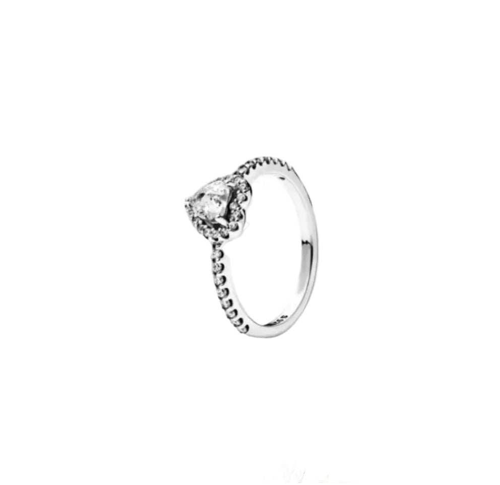 Elevated Heart Ring