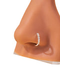 Diamond nose ring