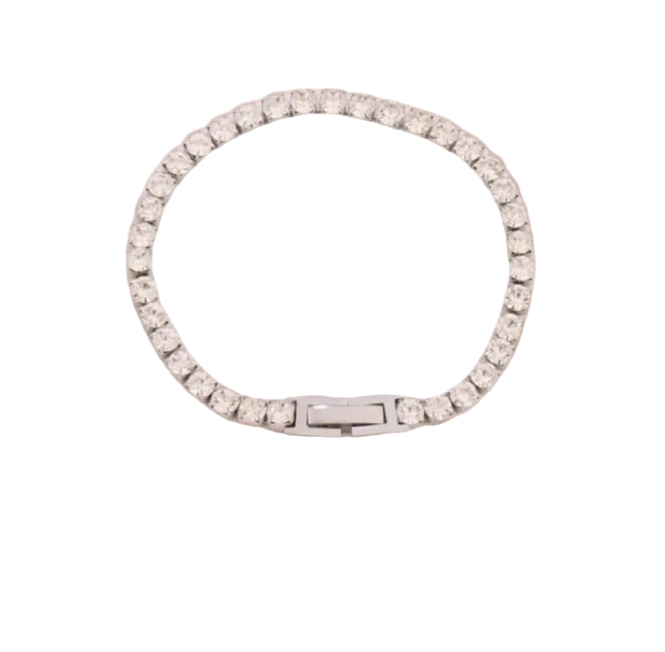 Silver Tennis Bracelet