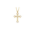 Angels Cross Necklace (gold)