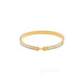 Mother Of Pearl Bangle (Gold)