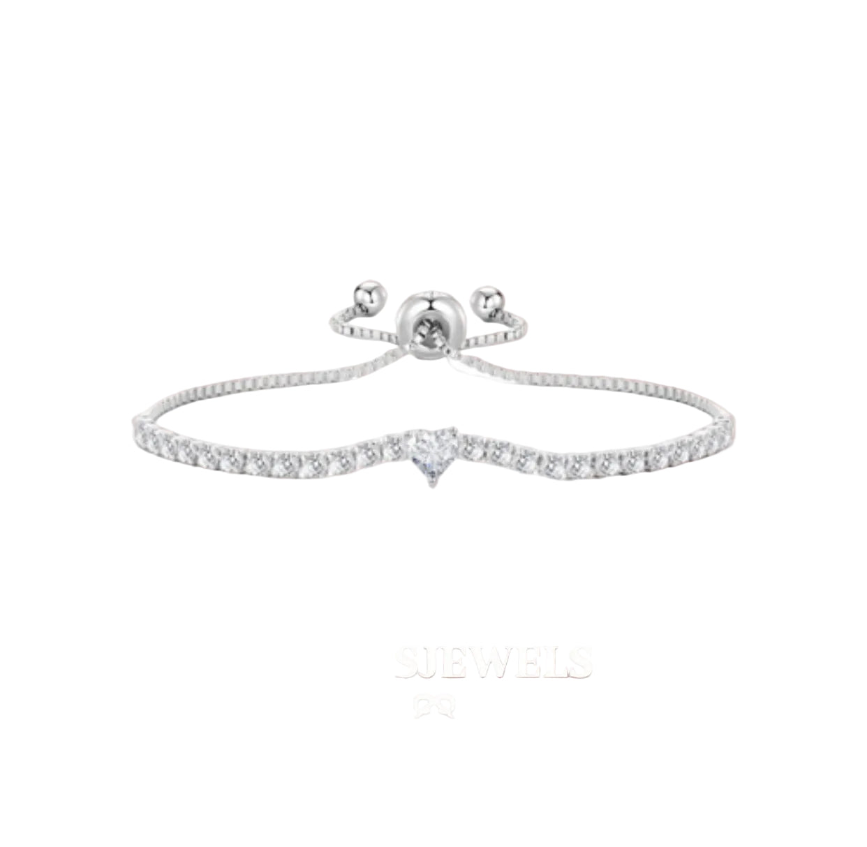 Crystal Heart Bracelet