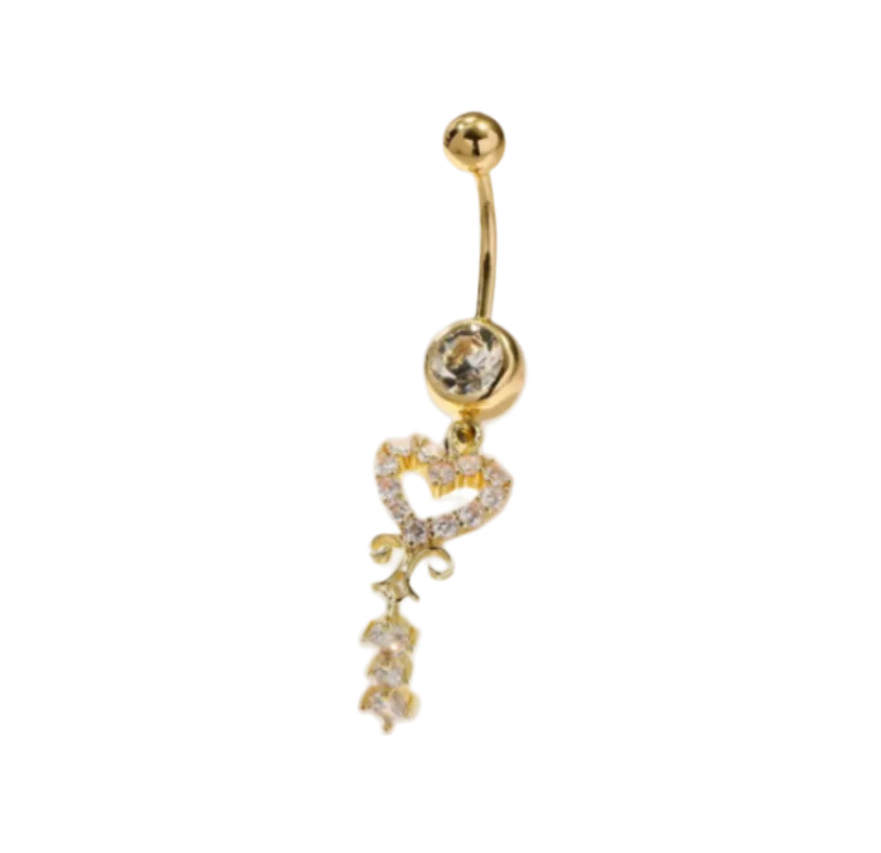 Forever Love Belly Bar (Gold)