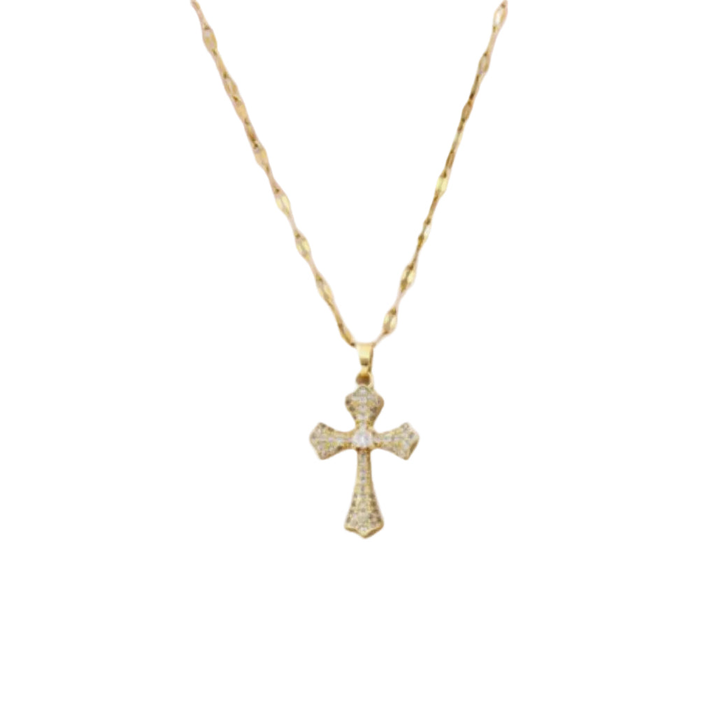 Aurielle Cross Necklace