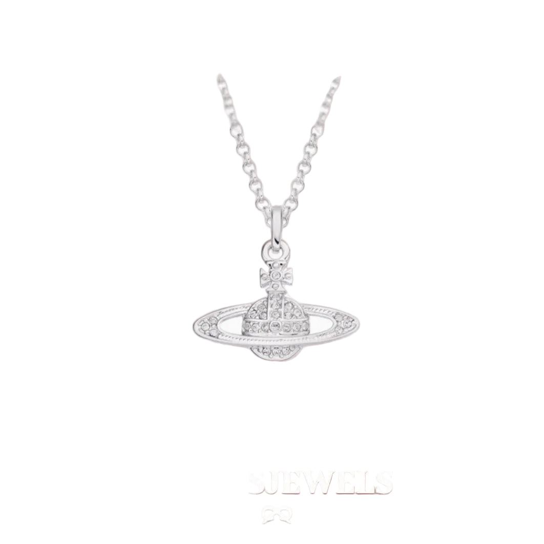 Saturn Earrings and Necklace