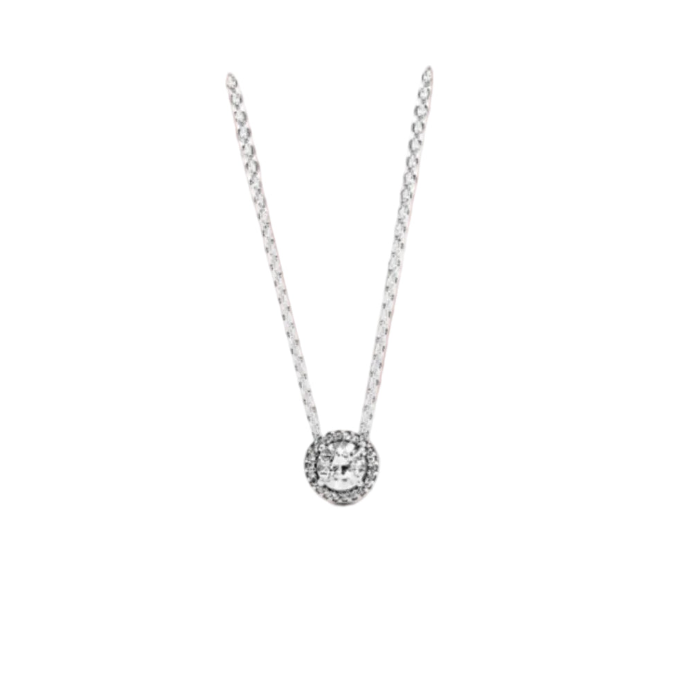 Halo Necklace and Earrings